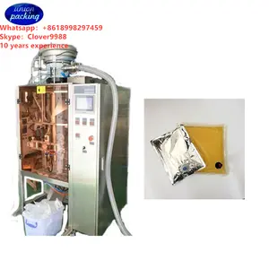 Automatic Chiceest grander bag in box hot fill packaging machine ,plastic refill liquid soap bag with valve