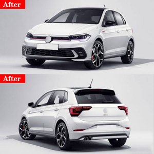 Kit carrosserie de haute qualité pour <span class=keywords><strong>Volkswagen</strong></span> <span class=keywords><strong>POLO</strong></span> <span class=keywords><strong>2022</strong></span>, mise à niveau au style <span class=keywords><strong>GTI</strong></span>, matériau PP, accessoires de pare-chocs de voiture, kit carrosserie - Product Image 6
