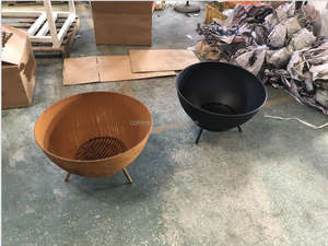 Proveedor de jardín de acero negro o corten al aire libre hoguera tazón brasero exterior <span class=keywords><strong>fogon</strong></span> - Product Image 6