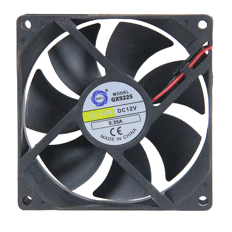 MEIXING GX9225 12V/24V 92x92x25mm DC eksenel Fan topu kol plastik kasa plastik VANTİLATÖR PERVANESİ geri yüksek hızlı soğutma radyatörü Fan