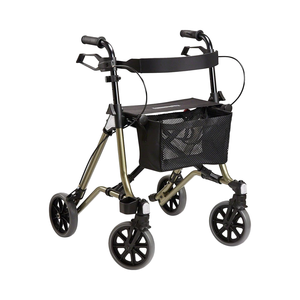 Dietz <span class=keywords><strong>Taima</strong></span> Rollator en aluminium léger M-GT 5.8 kg auto-poids avec sangle arrière et sac Walker & Rollator - Product Image 1