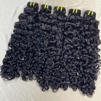 Lots de Cheveux Humains Naturels Bouclés et Volumineux, Non Traités, Cuticules Alignées, Cheveux Vierges Bruts Cambodgiens Remy, 10-30 pouces, Double Trame Faite à la Machine
