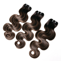 FBS 16A Balayage Highlight Body Wave B2/5 Lot de Cheveux Naturels Bruts Couleur Piano 100% Qualité Premium Cheveux Humains Alignés dans le Sens des Cuticules