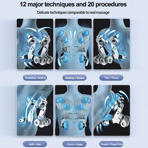 C0725 Neuer Shenzhen Factory Dual Function PU-Leder <span class=keywords><strong>massage</strong></span> stuhl Ganzkörper 8D Schwerelosigkeit Luxus Shiatsu - Product Image 3