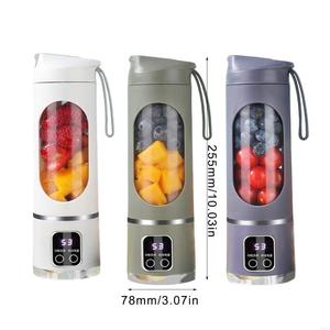 Mixeur ménager portable, blender électrique broyeur, presse-agrumes avec grande capacité et écran numérique, tasse à jus - Product Image 6