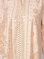 Robes de soirée traditionnelles musulmanes pour femmes 2026 Dubaï – Abaya modeste à col en V, motif floral/géométrique, en polyester respirant