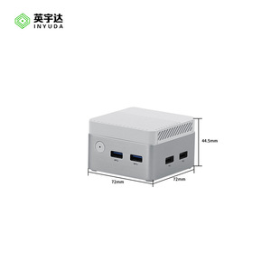 Inyuda N95 <b>Mini</b> <b>Pc</b> 72x72x44.5mm Intel N95 Processor Dual Network Ports Compact Portable For Home Office Use - Product Image 1