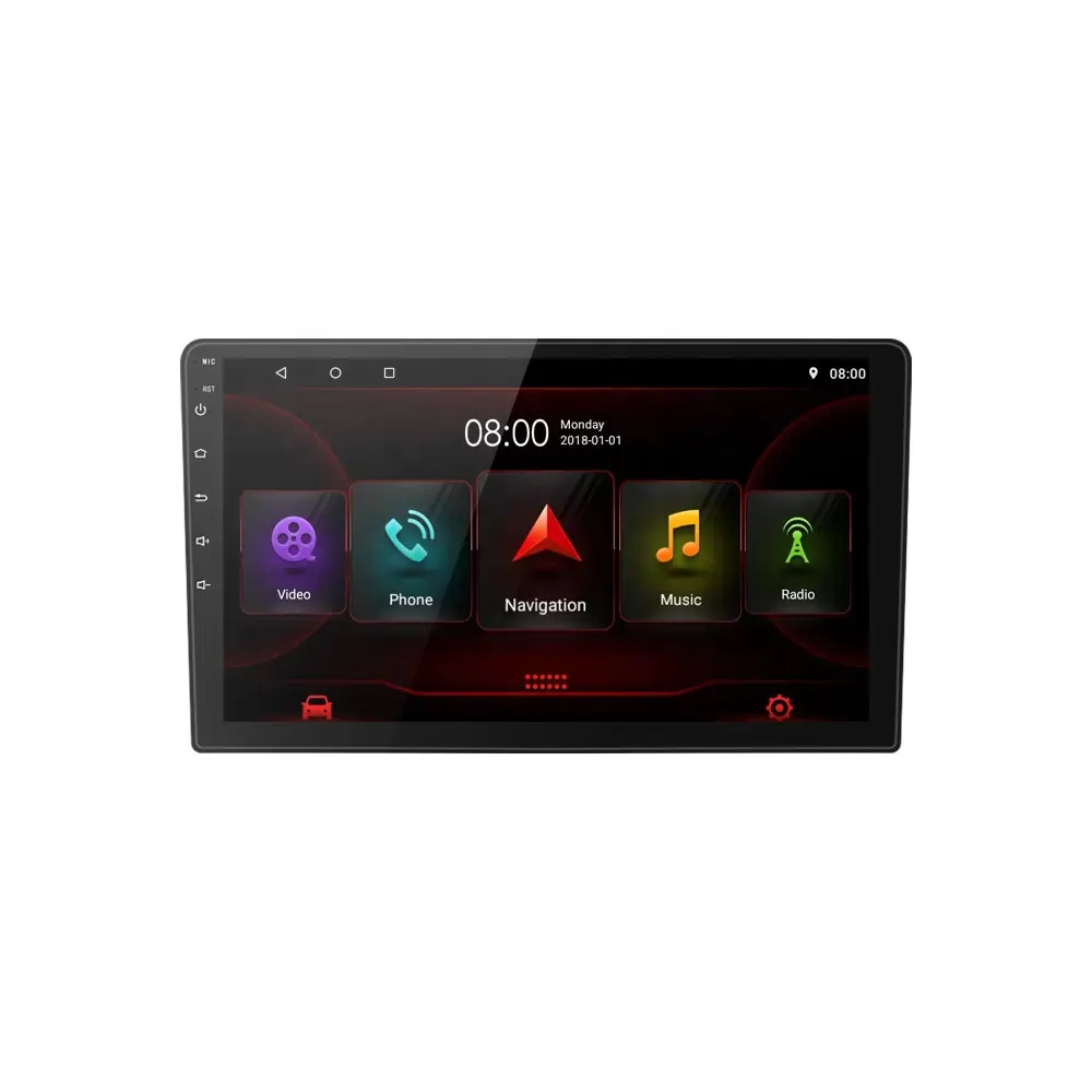 Универсальный мультимедийный проигрыватель, стерео-система под управлением Android, с 9 "экраном, 10" экраном T3, GPS Навигатором, Типоразмер 1 Din