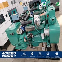 Grupo Electrógeno Diésel Marino Ecológico de 100kw con Componentes Centrales PLC Equipado con un Motor de Marca Reconocida