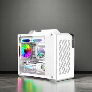 Tưởng Tượng Wukong Trắng PC Trường Hợp Xách Tay Máy Tính Để Bàn Chơi Game Máy Tính Matx Glass Side 240Ml Làm Mát Bằng Nước ITX Nhỏ Mini Cổng TYPE-C - Product Image 6