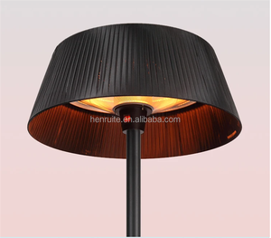 Calentador eléctrico infrarrojo halógeno con base de aluminio resistente de 2100W para interior/exterior independiente para calefacción de <span class=keywords><strong>terraza</strong></span> y Patio - Product Image 2