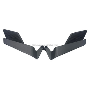 Rétroviseur universel <span class=keywords><strong>pliable</strong></span> en aluminium pour <span class=keywords><strong>moto</strong></span>, grand miroir clair, design aile de vent, montage latéral réglable - Product Image 5