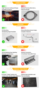 Cao Tùy Chỉnh Nhôm Thép Không Gỉ Chế Biến Gia Công Dịch Vụ Cắt Laser Uốn Đánh Bóng Các Bộ Phận Dập Quá Trình Brass - Product Image 6