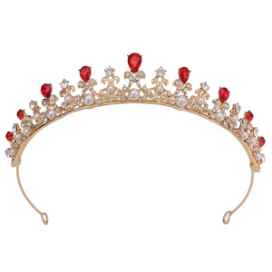 Couronne <span class=keywords><strong>de</strong></span> Mariée Tendance en Alliage, Accessoire Floral pour <span class=keywords><strong>Bouquet</strong></span>, <span class=keywords><strong>Tiare</strong></span> <span class=keywords><strong>de</strong></span> Mariage et Anniversaire Or et Argent, Décoration Couronne <span class=keywords><strong>de</strong></span> Reine - Product Image 4