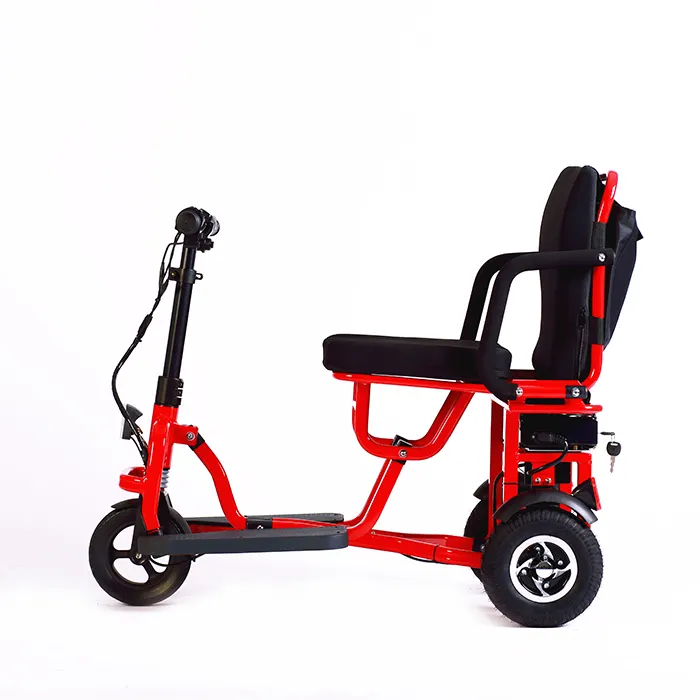 Adulto dobrar 3 rodas trike deficientes deficientes triciclo elétrico dobrável para idosos