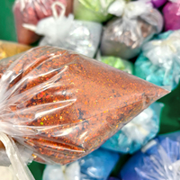 Paillettes holographiques en vrac pour gobelets effet boule à neige, formes mélangées, pour décoration de Noël