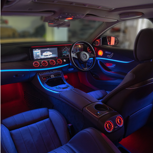 Accesorios de Iluminación para Automóviles Mercedes Benz Clase <span class=keywords><strong>E</strong></span> W213, Luz Ambiental, Luces de Salida de Aire Tipo Turbina, Luces LED de 12V para Puertas - Product Image 5