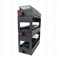 Kotak Kontrol Sinkronisasi Batch OTG Manajemen Peternakan iPhone Android Motherboard Seluler Terpadu 60 Port USB HUB Kabel