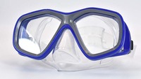 Masque de plongée avec tube d'inhalation-exhalation, lunettes de natation à monture large, masques de natation pour adultes et enfants