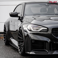 Jantes en alliage forgé style CF4, roues concaves profondes personnalisées, gris brillant noir, 5x112 5x120, 17-22 pouces, pour BMW Racing Car Rim