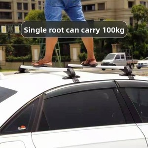 Portaequipajes Universal para Techo de Auto con Barra Transversal, Capacidad de 200 kg, para Bicicletas y Viajes - Product Image 4