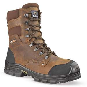 JALLATTE - 00JJE15-44 <b>Brown</b>/black high-<b>laced</b> safety <b>boot</b> JALHICKORY b SAS S3 CI HI HRO SRC - EAN 3597810256415 SAFETY <b>BOOTS</b> - Product Image 1