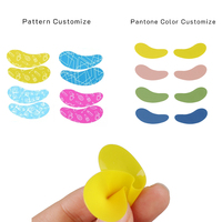 Ensemble de Coussinets Anti-Rides en Silicone, Coussinets Oculaires pour Rehaussement de Cils et Teinture, Masque Oculaire UV, Patchs Anti-Âge Réutilisables Plus de 30 Fois