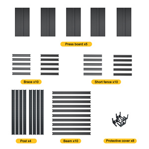 Étagères de garage pour la maison Étagères de rangement en tôle à 5 couches Étagères en métal pour le <span class=keywords><strong>bricolage</strong></span> - Product Image 5