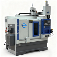 Kleine verticale zware-duty tweespindel automatische draaibank SN40 Fanuc CNC-besturing voor hobby-metaalbewerking in thuiswerkplaats