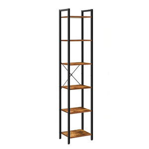 Scaffale a 6 livelli, libreria, scaffalature, per ufficio, <span class=keywords><strong>studio</strong></span>, <span class=keywords><strong>soggiorno</strong></span>, camera da letto - Product Image 1