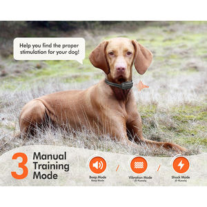 Ferntrainer für Kleine, Mittelgroße und Große Hunde 15-100 lbs, Erziehungshalsband mit Fernbedienung, Automatischer Stoppfunktion, Stromimpuls, 1600FT Reichweite, IP67 Wasserdicht, Bellkontrolle - Product Image 4