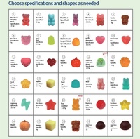 Collageen Gummies met Aangepaste Fruit Smaken, Revitaliserend en Verfraaiend voor de Huid, Veganistisch, Vitamineverrijkend, Immuniteitversterkend