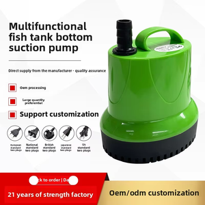 Pompe submersible sans balais à aspiration par le bas en plastique écologique pour <span class=keywords><strong>aquarium</strong></span>, bassin de poissons, fontaine de jardin, circulation d'eau silencieuse - Product Image 1