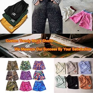 Wholesale Elastic Mid Mesh Shorts Sports Heat-<b>Transfer</b> Printing Breathable Quick Dry 100% Polyester Basketball Casual Mens - Product Image 5