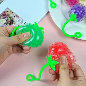 CHENXI Jelly Yo-Yo Fruit Stress Relief <b>Ball</b> TPR Stretch <b>Squeeze</b> Water Bead Sticky Hands yoyo <b>Ball</b> <b>Squeeze</b> Toy - Product Image 5