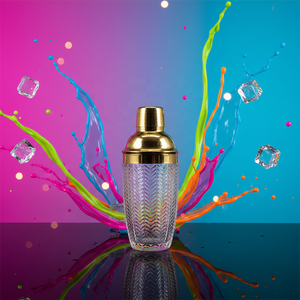 स्टेनलेस स्टील ढक्कन बारटेंडर कॉकटेल पीने मार्टिनी रम वोदका शेकर मिक्सर ग्लास शेकर - Product Image 4