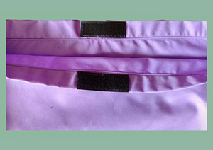 Sac d'alimentation <span class=keywords><strong>Musette</strong></span> de cyclisme en coton de couleur unie avec fermeture velcro bandoulière pochette de vélo pratique - Product Image 2
