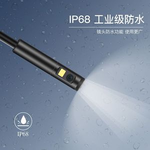Industrial Endoscope 8mm Dual Lens IP68 Waterproof Pipe Inspection Camera With White Led Light For Pipeline Android Compatible - Product Image 1