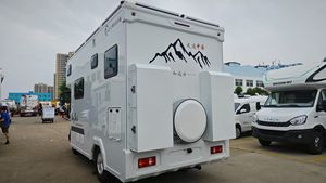 Lihaitong marca HLH5070XLJZZ6 autocaravana <span class=keywords><strong>4</strong></span>-6 <span class=keywords><strong>plazas</strong></span> camión ligero caravana Camper gran espacio nuevo AWD izquierda Euro VI tela para - Product Image 5