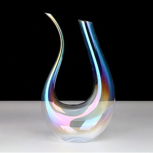 <span class=keywords><strong>Carafe</strong></span> à vin rouge <span class=keywords><strong>en</strong></span> verre <span class=keywords><strong>cristal</strong></span> Offre Spéciale de haute qualité <span class=keywords><strong>Carafe</strong></span> à vin <span class=keywords><strong>en</strong></span> forme de U soufflée à la main Eco unique pour un bar à la maison - Product Image 6