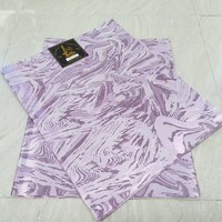 En gros, Foulard de tête Sego nigérian en dentelle africaine, coton et polyester, Gele de haute qualité, pour fêtes et mariages