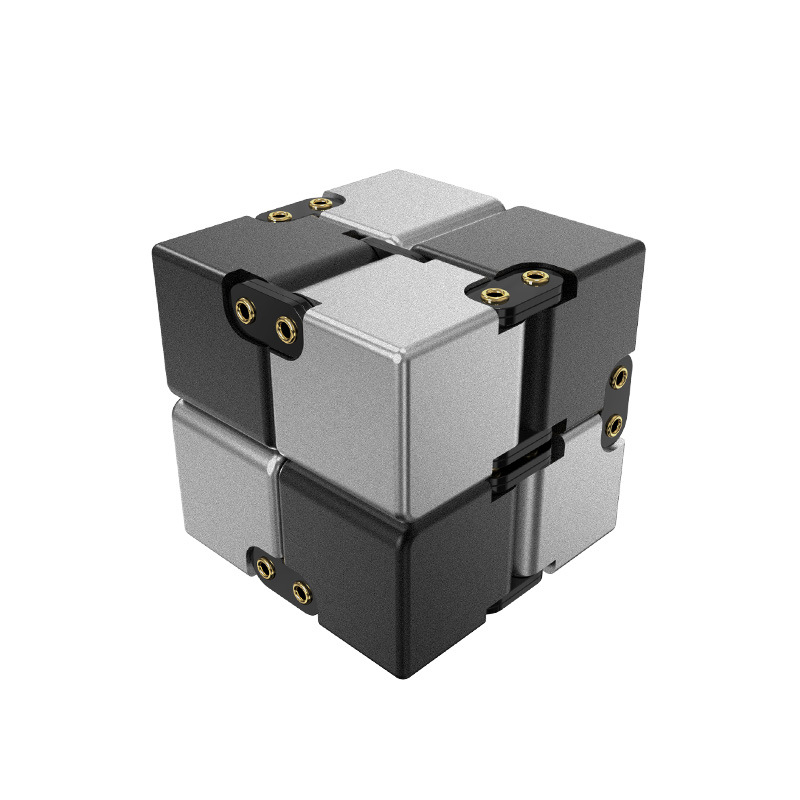 Cubo de Rubik Rivet Infinity - Blanco y Negro