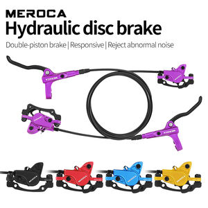 MEROCA 160毫米铝合金MTB多色油盘制动器MT500左后右前2活塞自行车液压制动器 - Product Image 3