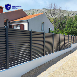 Panneaux de clôture à persiennes en aluminium de 2400 mm de large, revêtement poudré, écran d'intimité, vente en gros directe usine pour les distributeurs - Product Image 1