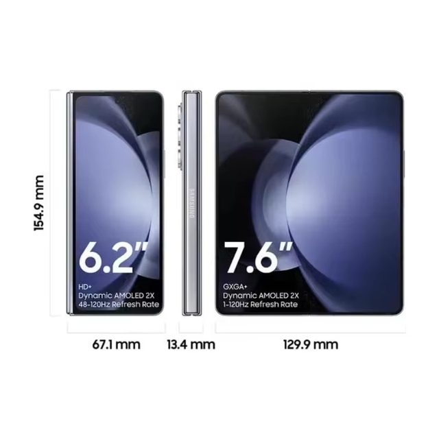 Original Unlock for Z Fold 5 Used A+ 99% New Phone 256GB/512GB/1TB 7.6" AMOLED US Version 12GB RAM 5G 4400mAh