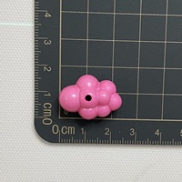 Vente en gros 23mm Solide Bonbons Macaron Couleur Uv Plaqué Mignon Nuage Perles Brillant Coloré Bricolage Perles En Vrac pour Bijoux Téléphone Porte-clés