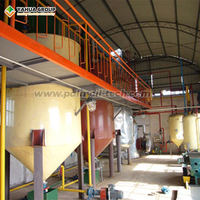 Nouvelle ligne de production de raffinage d'huile de palme numérique entièrement automatique de haute précision YAHUA, en acier inoxydable, capacité de 5 à 100 tonnes/jour, fabriquée au Henan