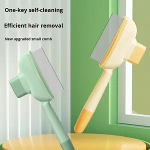 หวีสัตว์เลี้ยงคุณภาพสูง ซี่หวีละเอียด พร้อมปุ่มฉีดสเปรย์นวด <span class=keywords><strong>กำจัด</strong></span>เห็บ<span class=keywords><strong>หมัด</strong></span> ป้องกันการระเบิด ทนทาน ปลอดภัย สำหรับสุนัข - Product Image 4