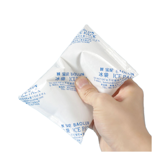 OEM Eco Friendly trasporto personalizzato raffreddamento Gel di <span class=keywords><strong>ghiaccio</strong></span> impacco Gel freddo impacco di <span class=keywords><strong>ghiaccio</strong></span> per la spedizione di cibo con logo - Product Image 2