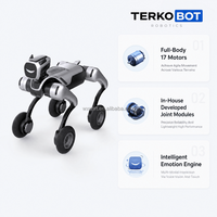 Robot Cuadrúpedo con Ruedas MagicDog-W con Batería de 8200 mAh de Larga Duración, 2~4 Horas de Tiempo de Trabajo, Robot Perro Biónico de Patrulla para Exteriores